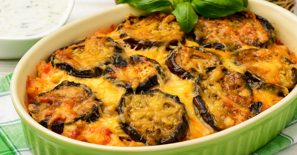 Gratin d’aubergines et viande hachée Recettes en Famille