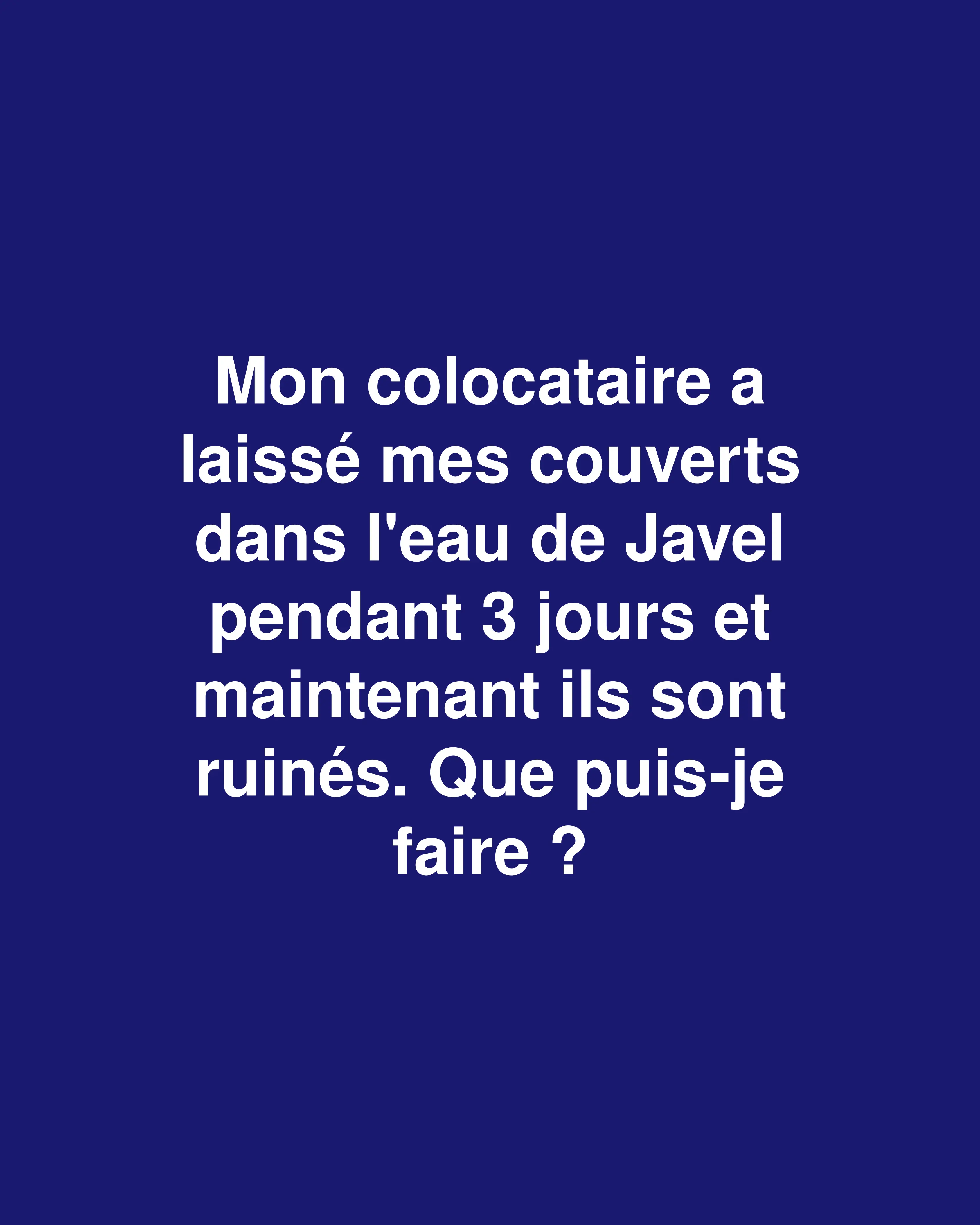 Sauver vos couverts en argent après un accident avec l'eau de Javel : Guide de secours