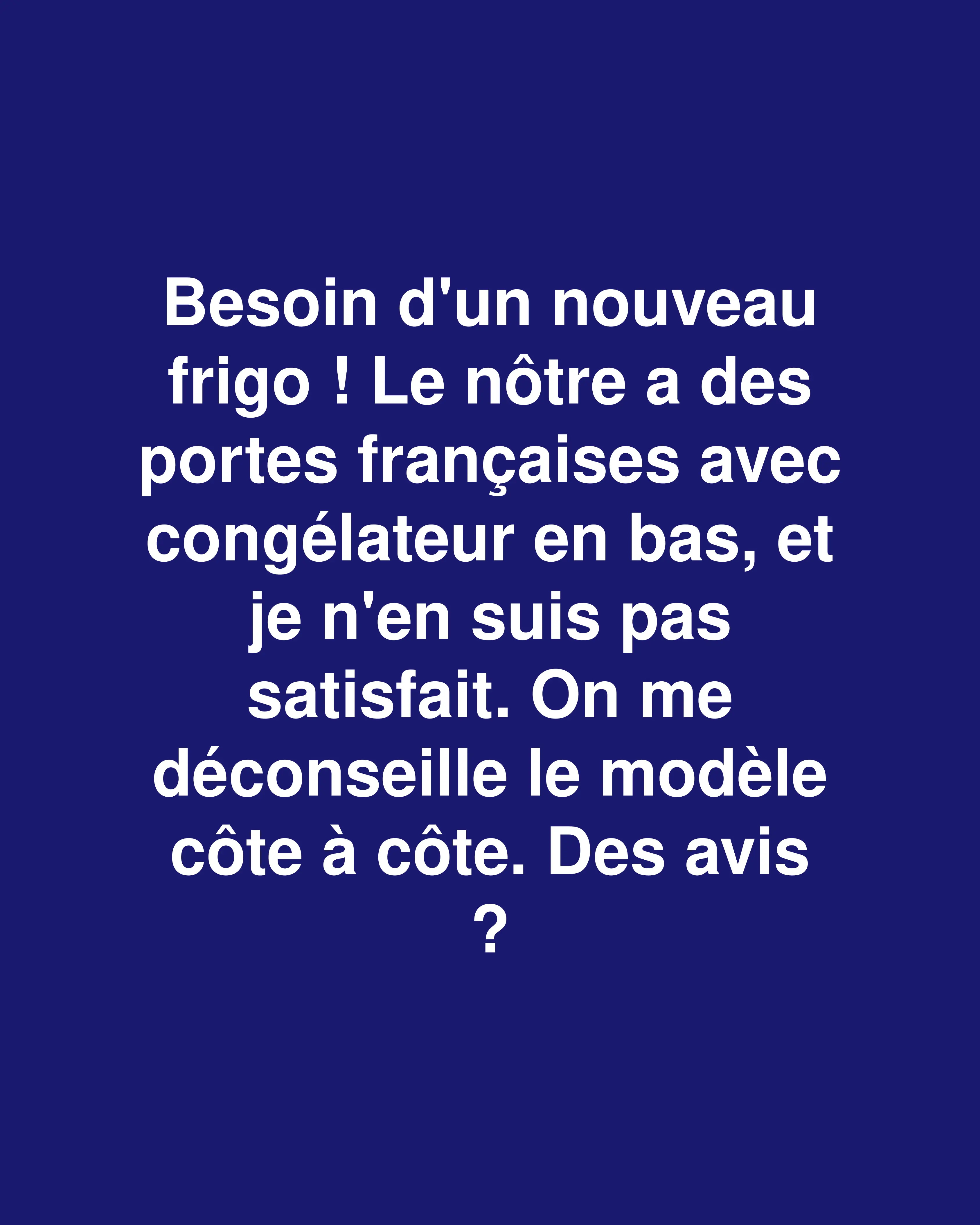Guide d'achat de réfrigérateurs : Quelle configuration convient à votre cuisine ?