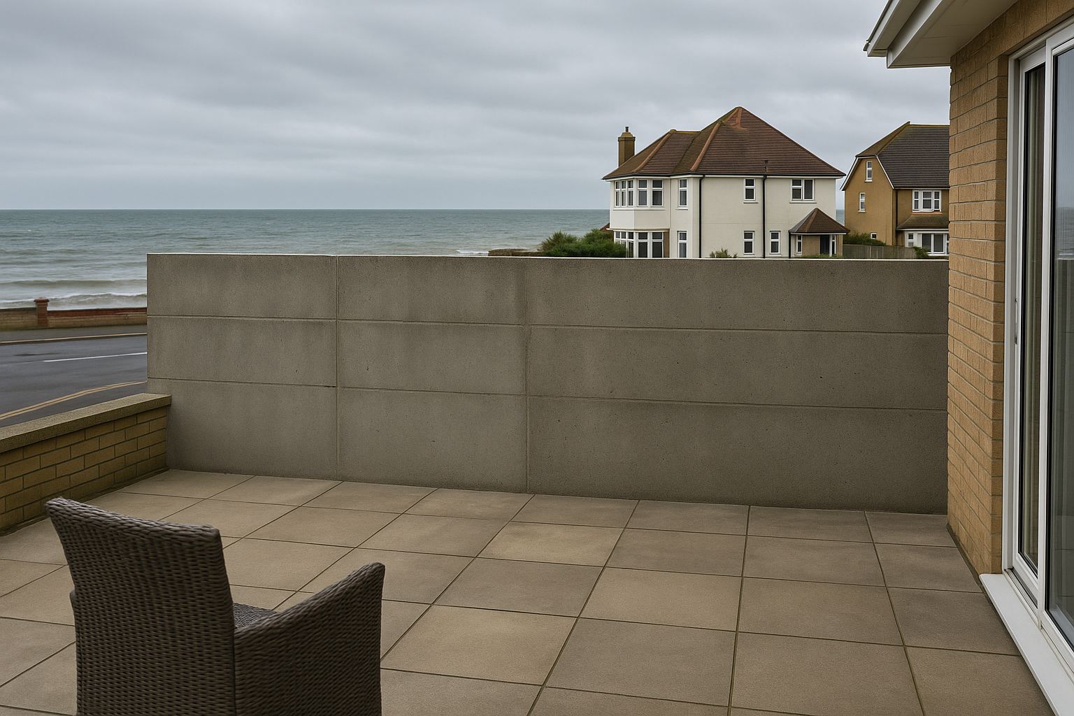 Elle avait une sublime vue sur la mer : un promoteur fait construire un mur de béton de plus de 2 mètres de haut juste devant sa terrasse